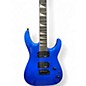 Used Jackson JS32 Dinky Blue Sparkle Solid Body Electric Guitar