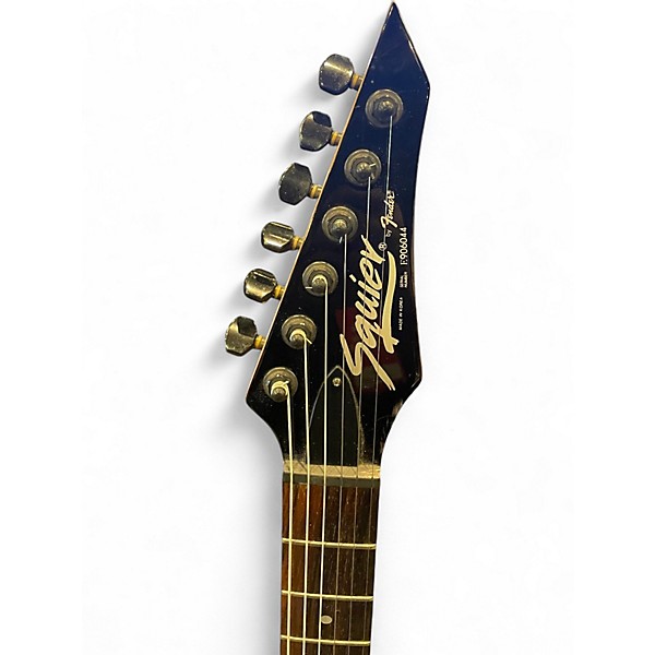 Used Squier HM1 Candy Apple Red Metallic Solid Body Electric Guitar