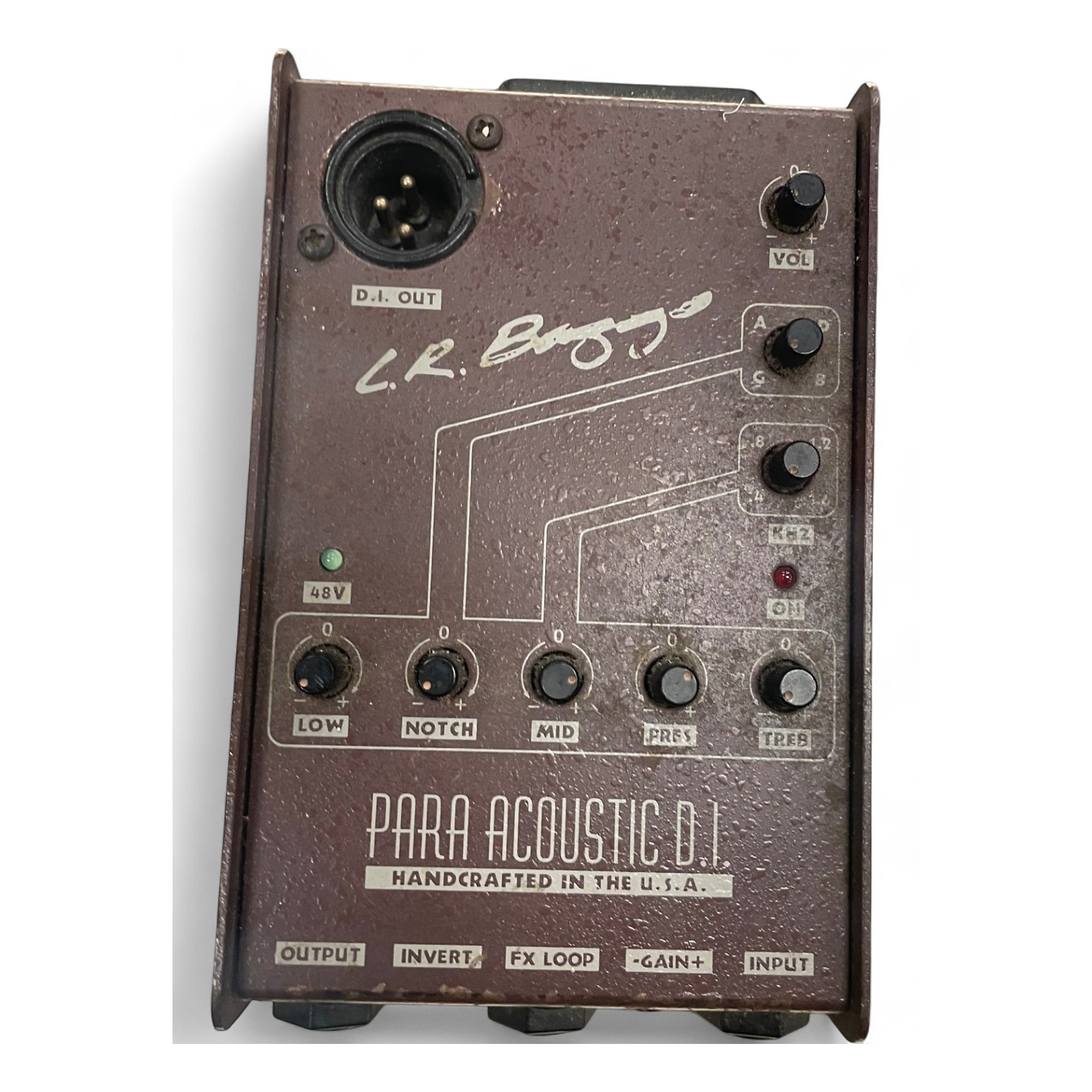 Used LR Baggs Para Acoustic DI Direct Box Pre With EQ Direct