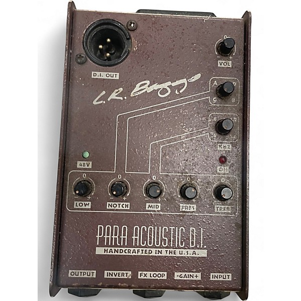 Used LR Baggs Para Acoustic DI Direct Box Pre With EQ Direct