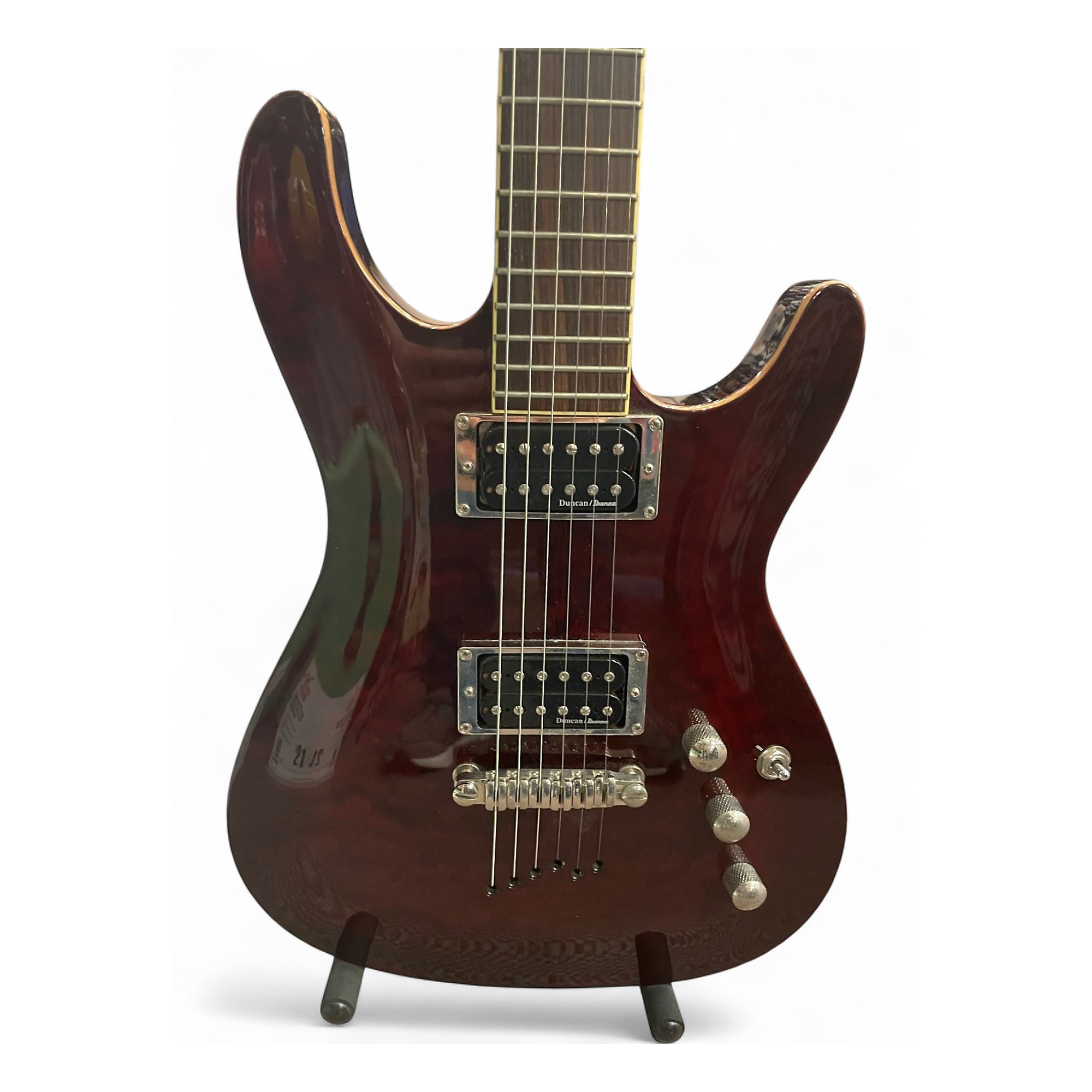 Used Ibanez SZ520QM Red Solid Body Electric Guitar Red