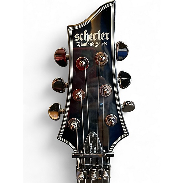 Used Schecter Guitar Research HELLRAISER HYBRID C-1 FR Trans Black Solid Body Electric Guitar