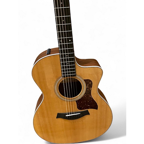 Used Taylor 214CE Natural Acoustic Electric Guitar