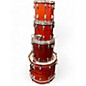 Vintage 1980s Ludwig 4 Piece Classic Maple Redwood Drum Kit thumbnail