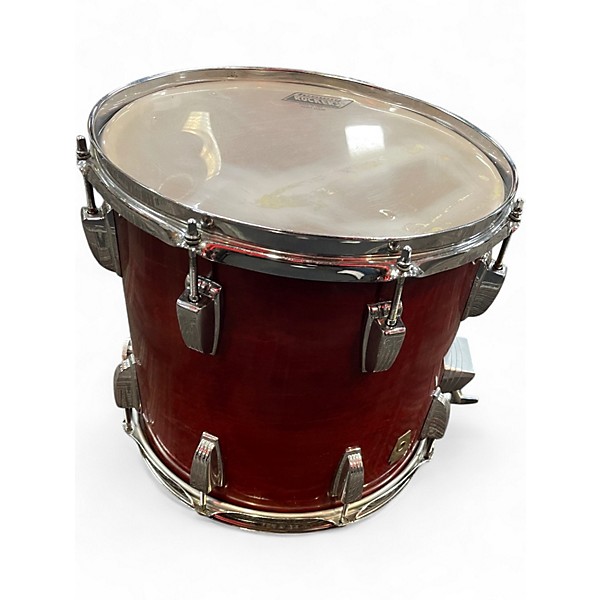 Vintage 1980s Ludwig 4 Piece Classic Maple Redwood Drum Kit