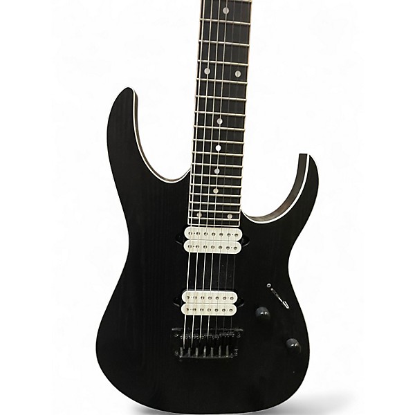 Used Ibanez rgr752ahbf Black Solid Body Electric Guitar