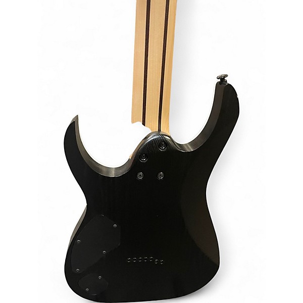 Used Ibanez rgr752ahbf Black Solid Body Electric Guitar