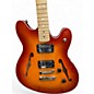 Used Squier Affinity Series Starcaster Sienna Sunburst Hollow Body Electric Guitar