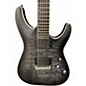 Used Schecter Guitar Research C1 Platinum Trans Black Solid Body Electric Guitar