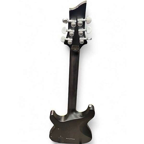 Used Schecter Guitar Research C1 Platinum Trans Black Solid Body Electric Guitar