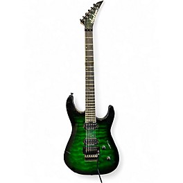Used Jackson DK2Q Pro Plus Dinky Emerald Green Solid Body Electric Guitar