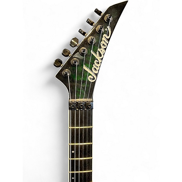 Used Jackson DK2Q Pro Plus Dinky Emerald Green Solid Body Electric Guitar