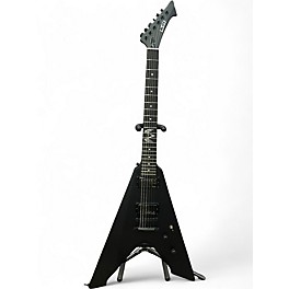 Used ESP LTD JAMES HETFIELD SIGNATURE VULTURE Black Solid Body Electric Guitar