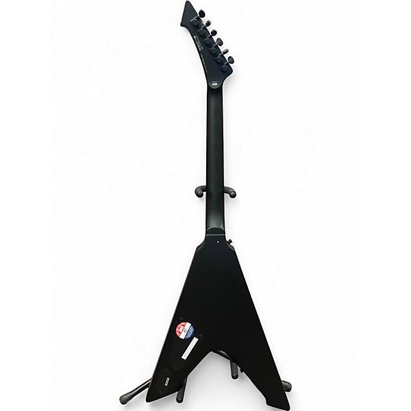 Used ESP LTD JAMES HETFIELD SIGNATURE VULTURE Black Solid Body Electric Guitar