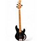 Used Ernie Ball Music Man Stingray 4 String Black Electric Bass Guitar thumbnail