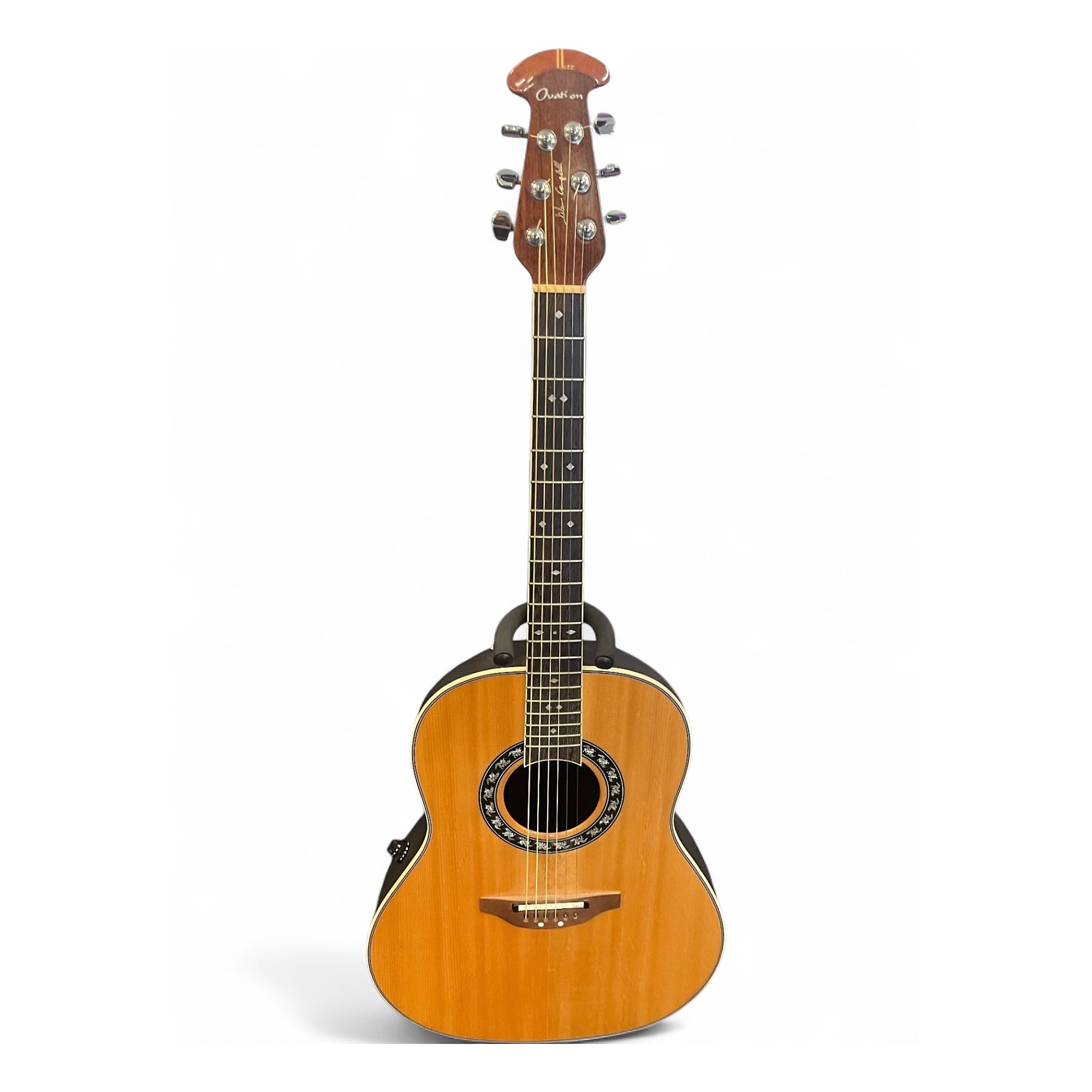 Used Ovation 1627VL Natural Acoustic Electric Guitar Natural