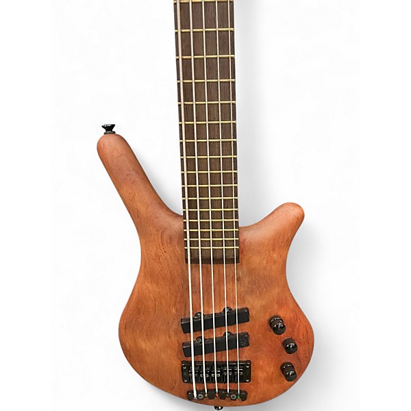 Used Warwick Thumb 5 String Neck Thru Natural Electric Bass Guitar