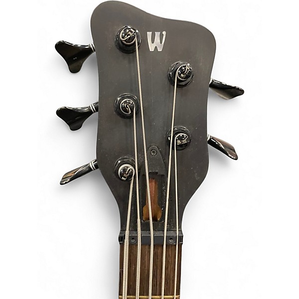 Used Warwick Thumb 5 String Neck Thru Natural Electric Bass Guitar