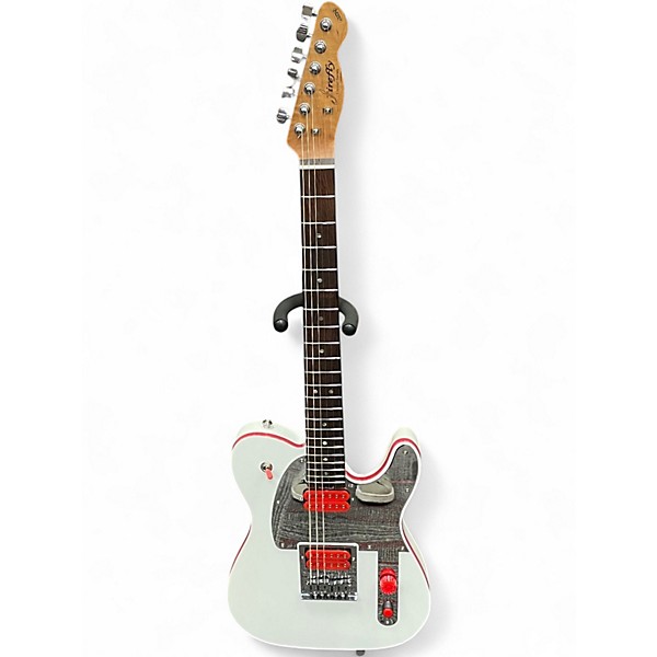 Used Firefly Classic Series Ghost White Solid Body Electric Guitar