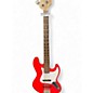 Used Squier Affinity Jazz Bass RED Electric Bass Guitar thumbnail
