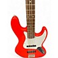 Used Squier Affinity Jazz Bass RED Electric Bass Guitar