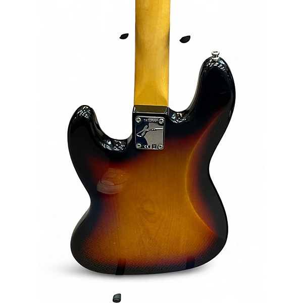 Used Fender Jaco Pastorius Signature Fretless Jazz Bass 3 Tone Sunburst Electric Bass Guitar
