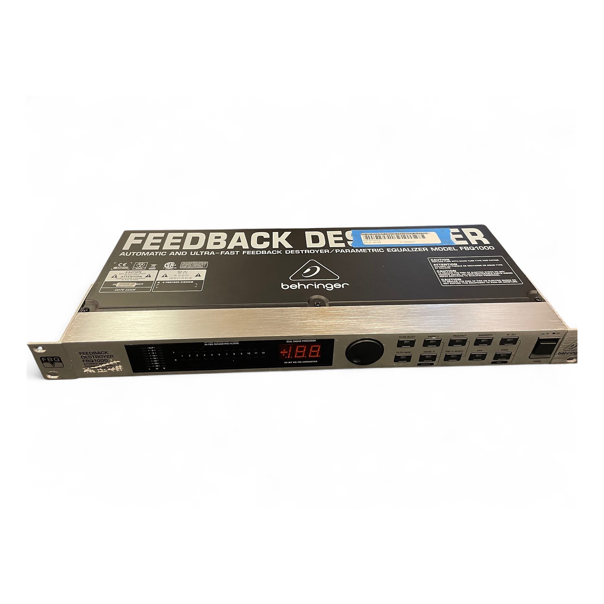 BEHRINGER DSP1124P フィードバックデストロイヤー BEHRINGER DSP1124P フィードバックデストロイヤー Behringer