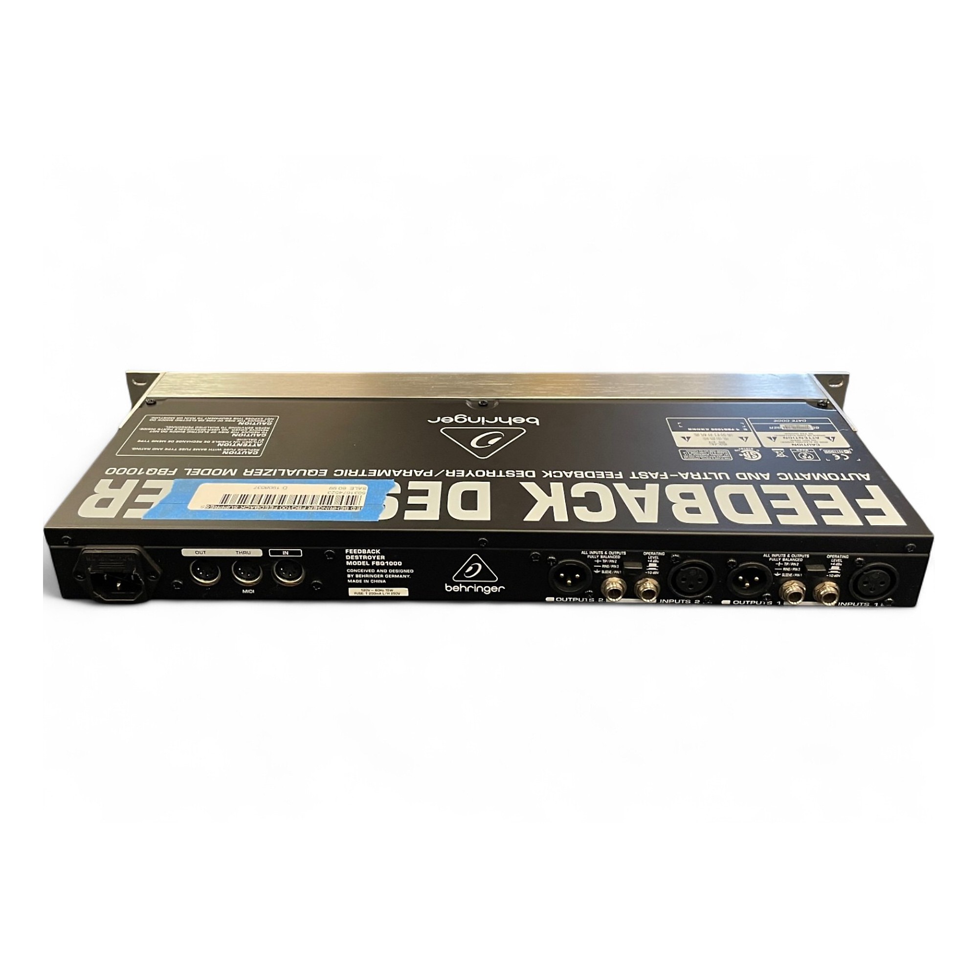 Used Behringer Feedback Destroyer Pro DSP1124P Feedback