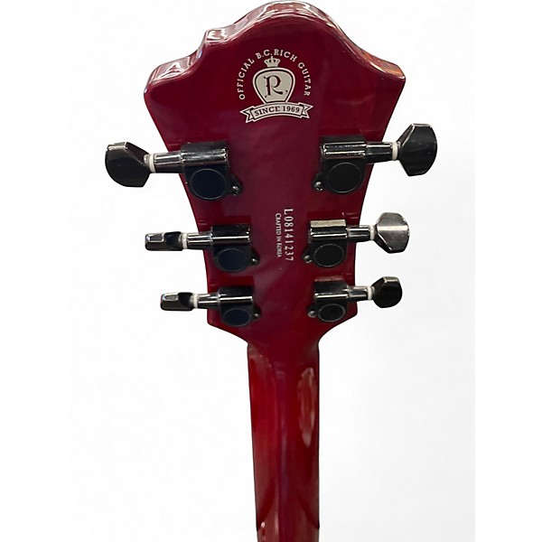Used B.C. Rich Mockingbird ST Crimson Red Trans Solid Body Electric Guitar