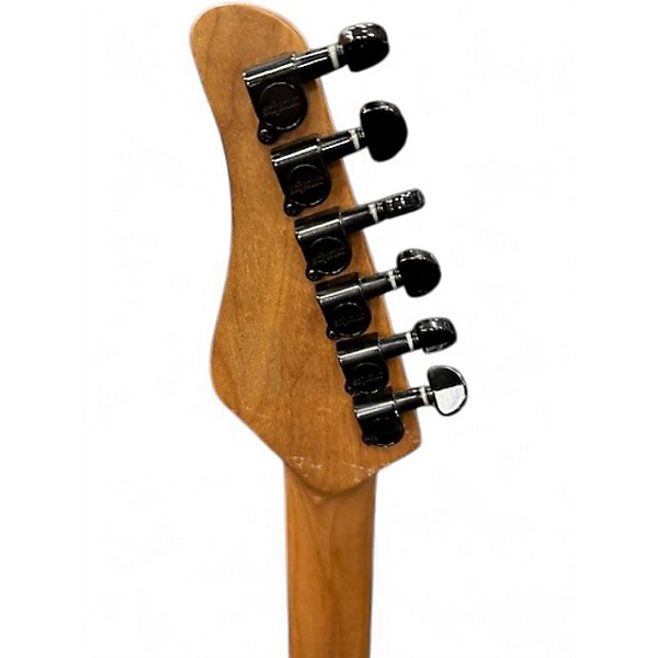 Used Schecter Guitar Research Diamond Series PT BLACK FADE BURST BURL Solid Body Electric Guitar