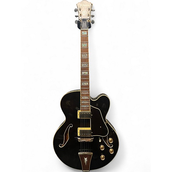 Used 2009 Ibanez AF95 Trans Black Hollow Body Electric Guitar