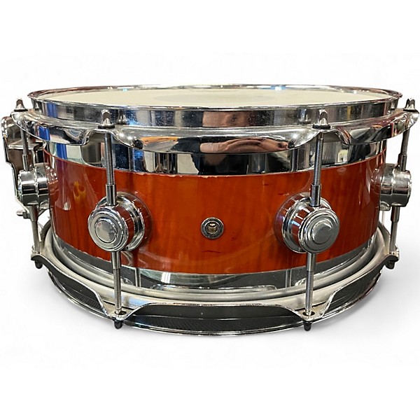 Used DW 13X6 Edge Series Snare AMBER Drum