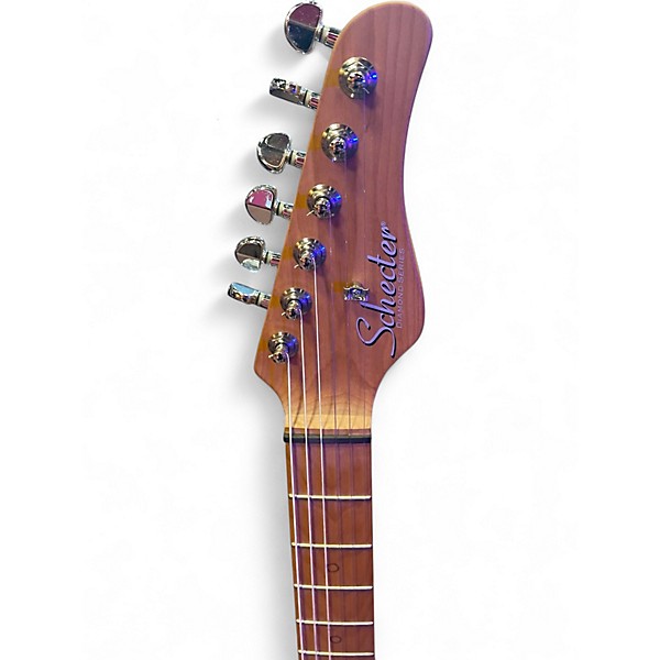 Used Schecter Guitar Research  Nick Johnston Traditional Orange Solid Body Electric Guitar