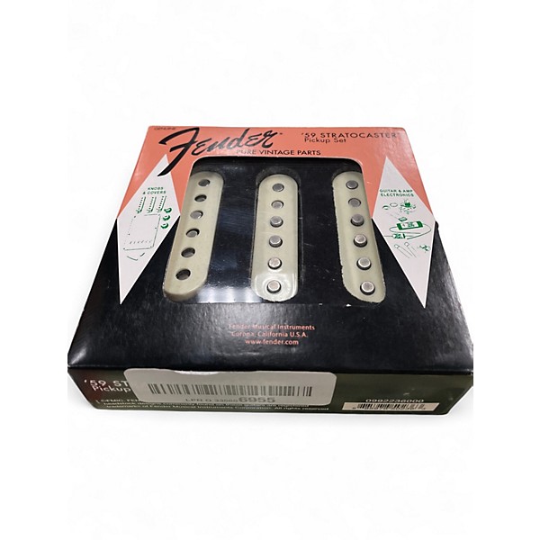 Used Fender Pure Vintage 59 Strat Pickup Set Single Coil Guitar Pickup