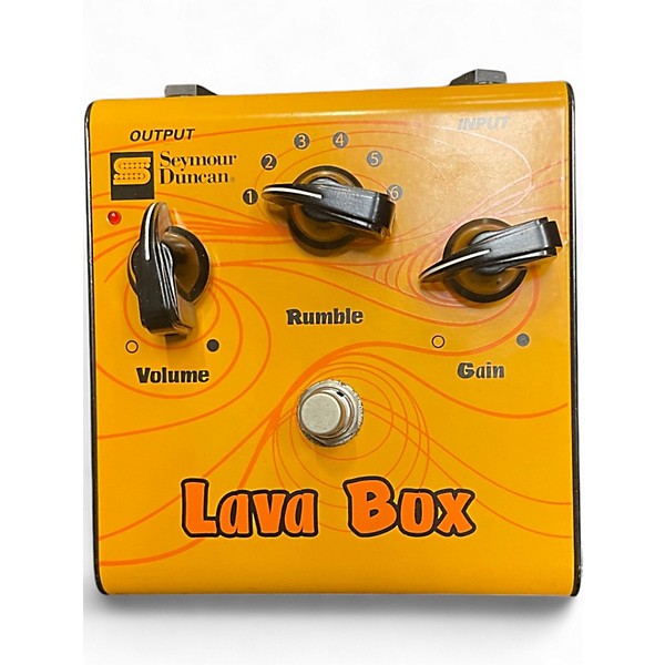 Used Seymour Duncan SFX05 Lava Box Distortion Overdrive Effect Pedal