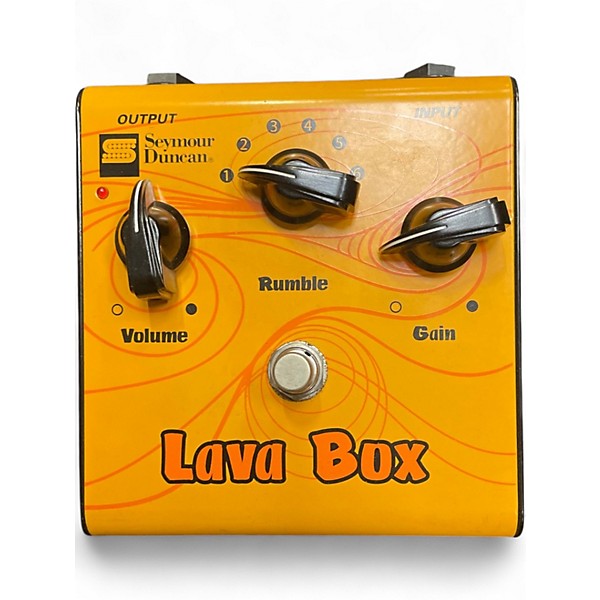 Used Seymour Duncan SFX05 Lava Box Distortion Overdrive Effect Pedal