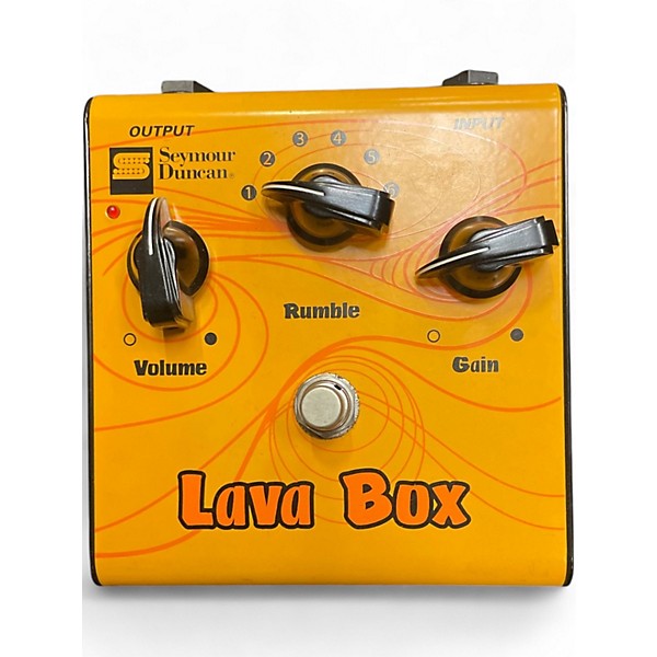 Used Seymour Duncan SFX05 Lava Box Distortion Overdrive Effect Pedal