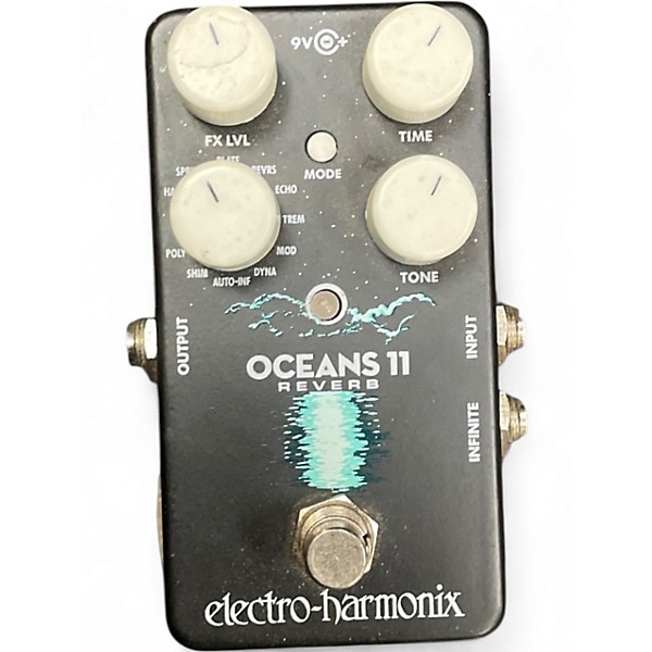 Used Electro-Harmonix Oceans 11  Reverb Effect Pedal