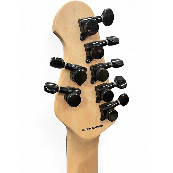 Used Sterling by Music Man JP70 John Petrucci Signature Stealth Black Solid Body Electric Guitar