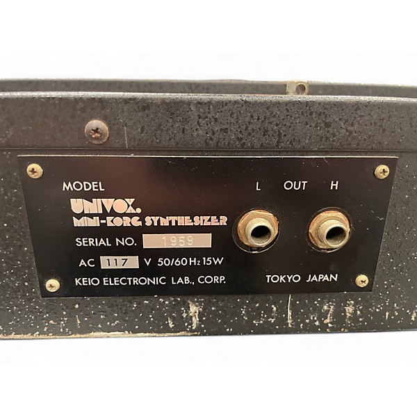 Used KORG Mini Korg Univox Synthesizer