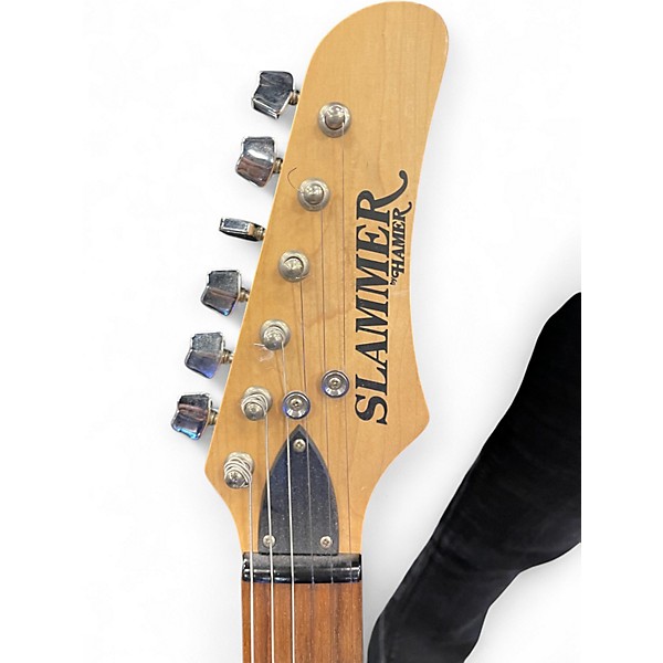 Used Hamer Slammer Black Solid Body Electric Guitar