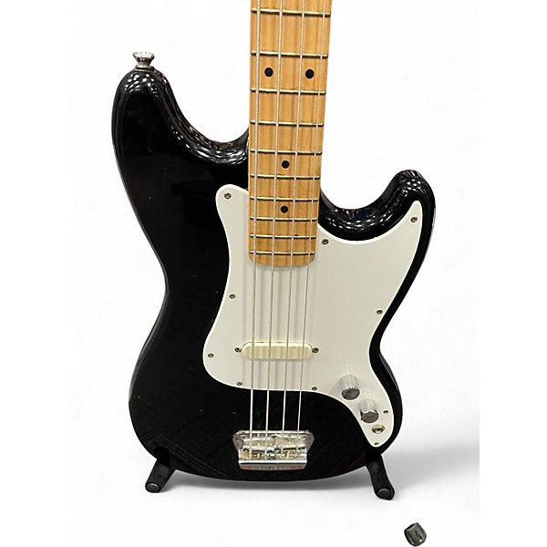 Used Squier Bronco Black Electric Bass Guitar Black | Guitar