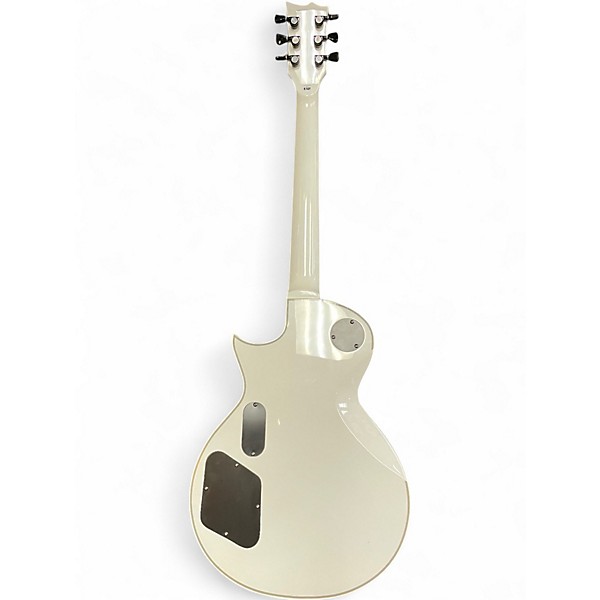Used ESP LTD James Hetfield Signature Iron Cross Alpine White Solid Body Electric Guitar