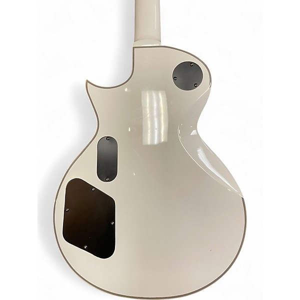 Used ESP LTD James Hetfield Signature Iron Cross Alpine White Solid Body Electric Guitar