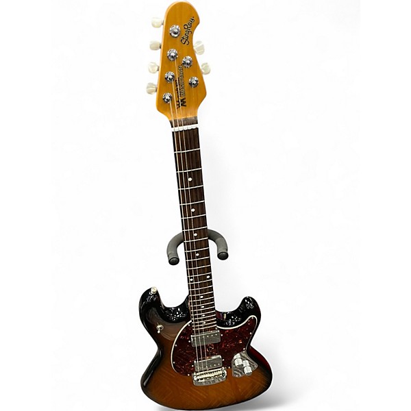Used 2016 Ernie Ball Music Man STINGRAY VINTAGE TOBACCO SUNBURST Solid Body Electric Guitar