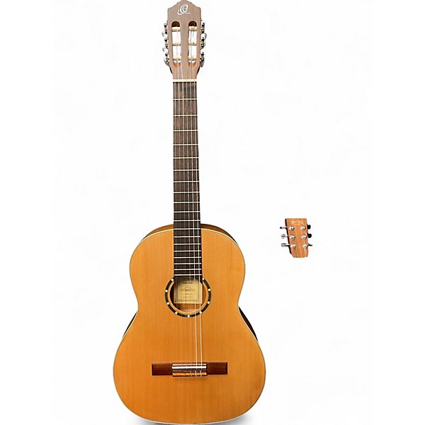 Used Ortega R122L Natural Classical Acoustic Guitar