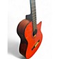 Used Washburn C5CE-A Trans Orange Classical Acoustic Electric Guitar