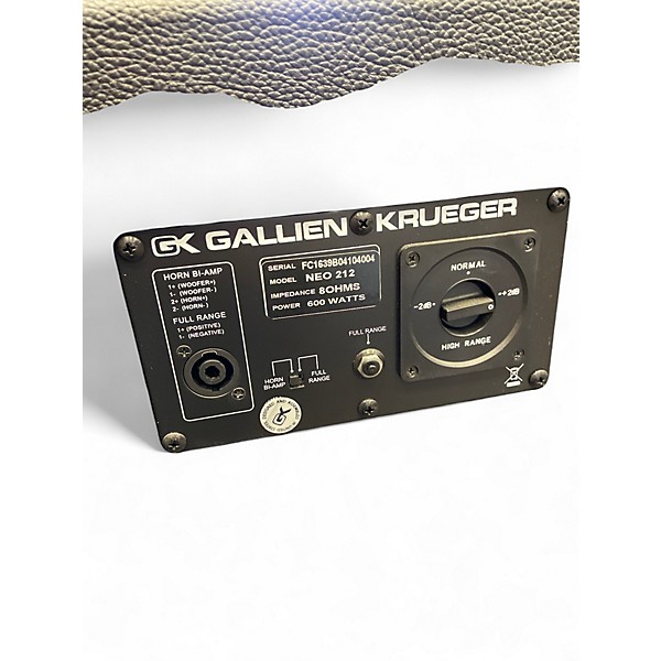Used Gallien-Krueger NEO212 Bass Cabinet