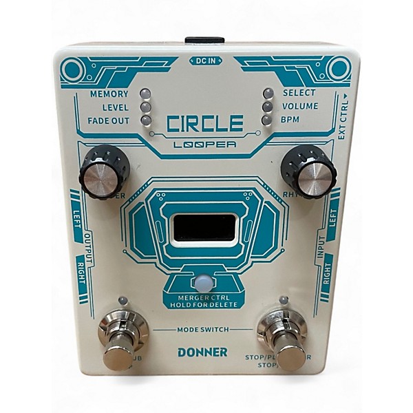 Used Donner circle looper Pedal