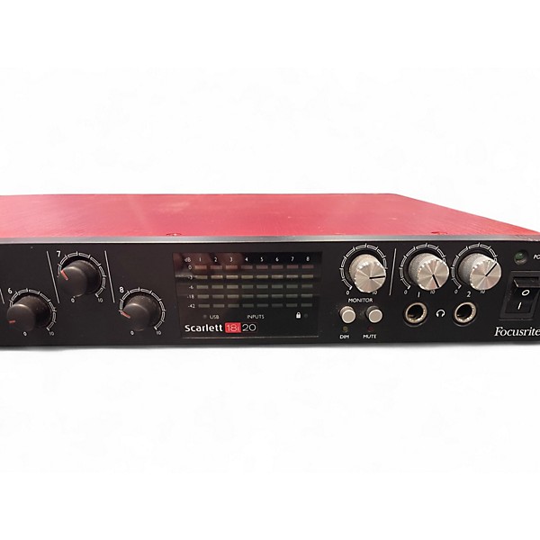 Used Focusrite Scarlett 18i20 Audio Interface